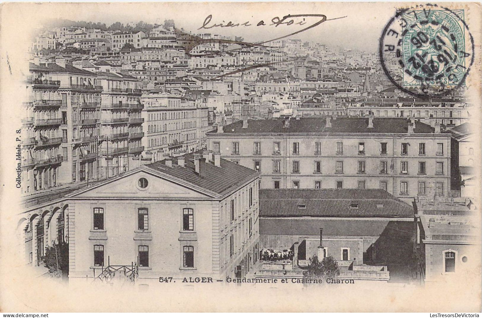 AFRIQUE - ALGER - Gendarmerie Et Caserne Charon - Carte Postale Ancienne - Vrouwen