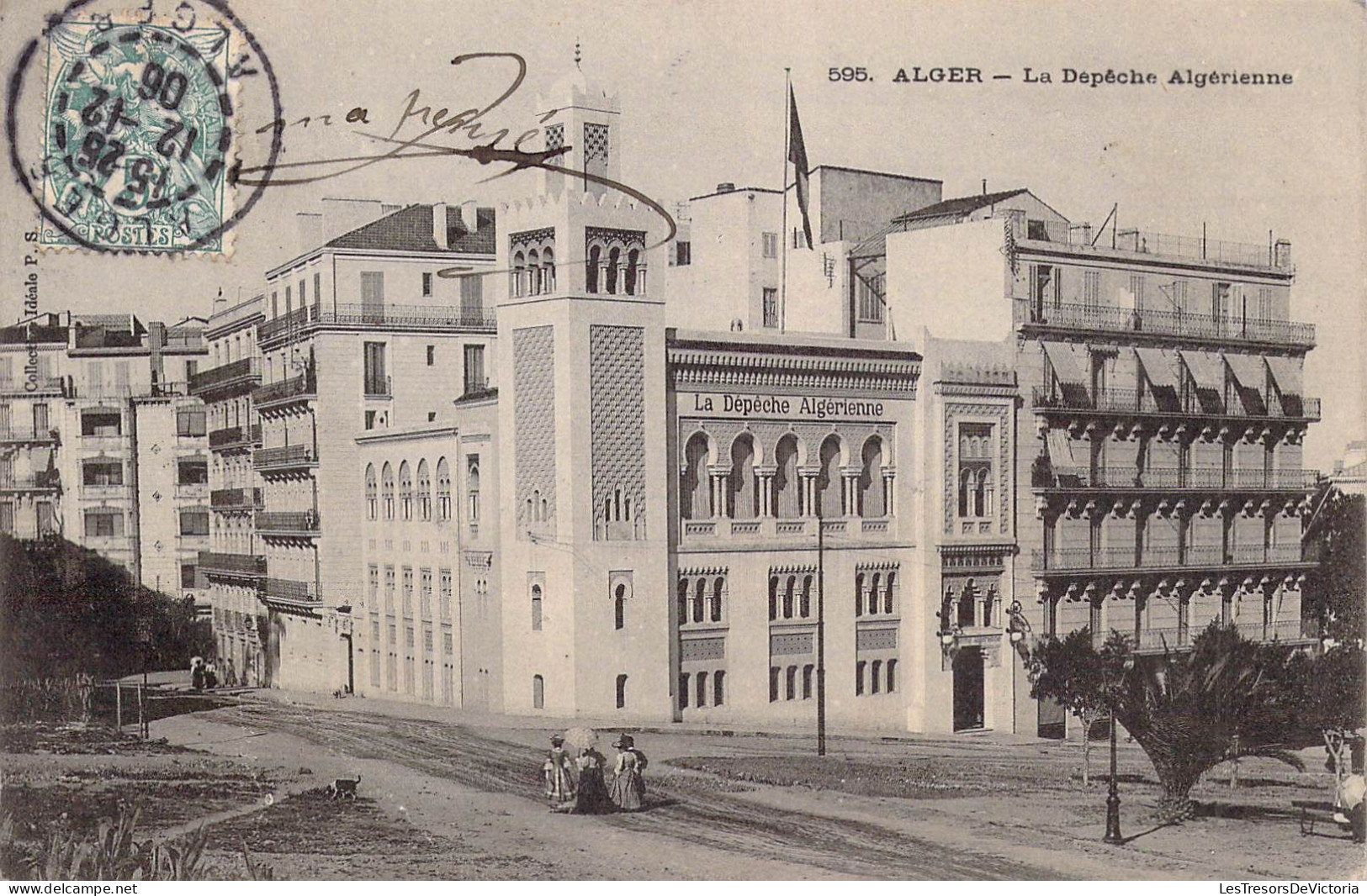 AFRIQUE - ALGER - La Dépéche Algerienne - Carte Postale Ancienne - Vrouwen