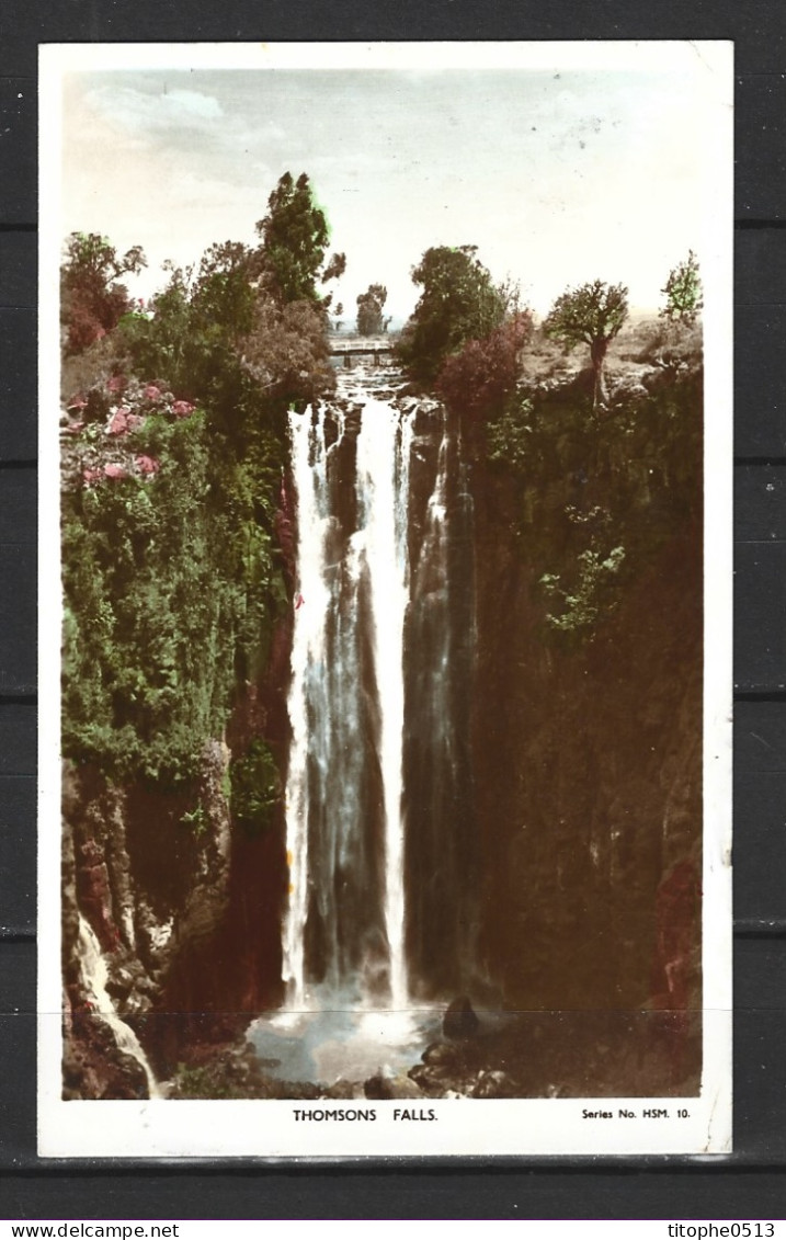 KENYA. Carte Postale écrite. Thomson Falls. - Kenya