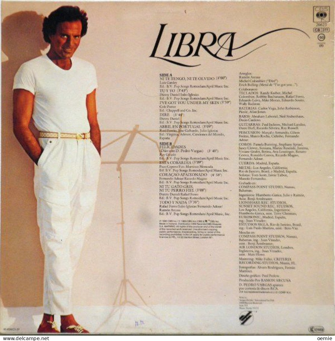 JULIO  IGLESIAS  °° LIBRA - Autres - Musique Espagnole