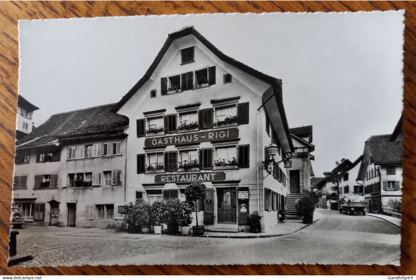 Arth A. See - Hotel - Gasthaus - Restaurant Rigi - Bes. Ferd. Zurcher - Lampe Au Nom De L'hotel - CPSM PF - Arth