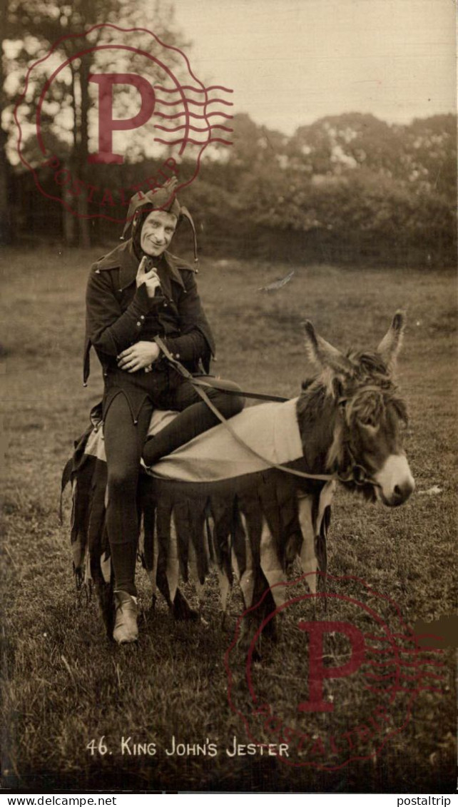 RPPC. KING JOHN'S JESTER. - Cirque