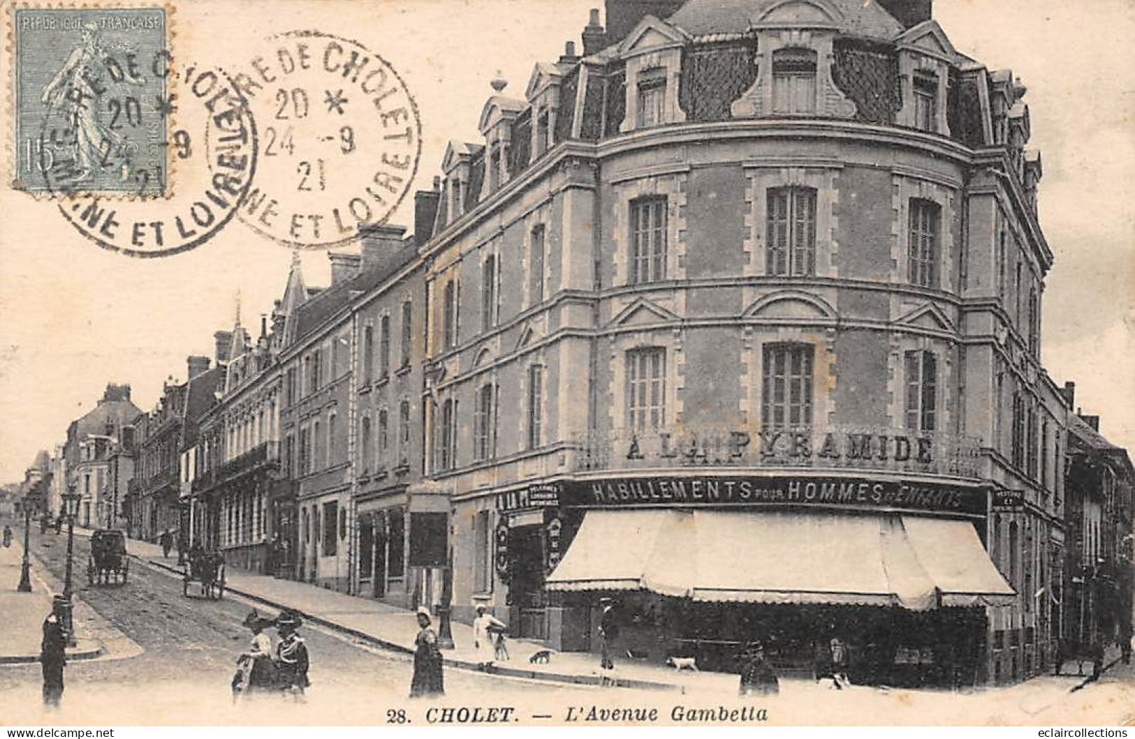 Cholet         49             Avenue  Gambetta  .  N° 28  (Voir Scan) - Cholet