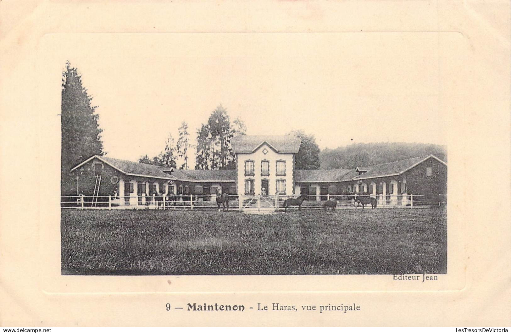 FRANCE - 28 - MAINTENON - Le Haras Vue Principale - Editeur Jean - Carte Postale Ancienne - Maintenon