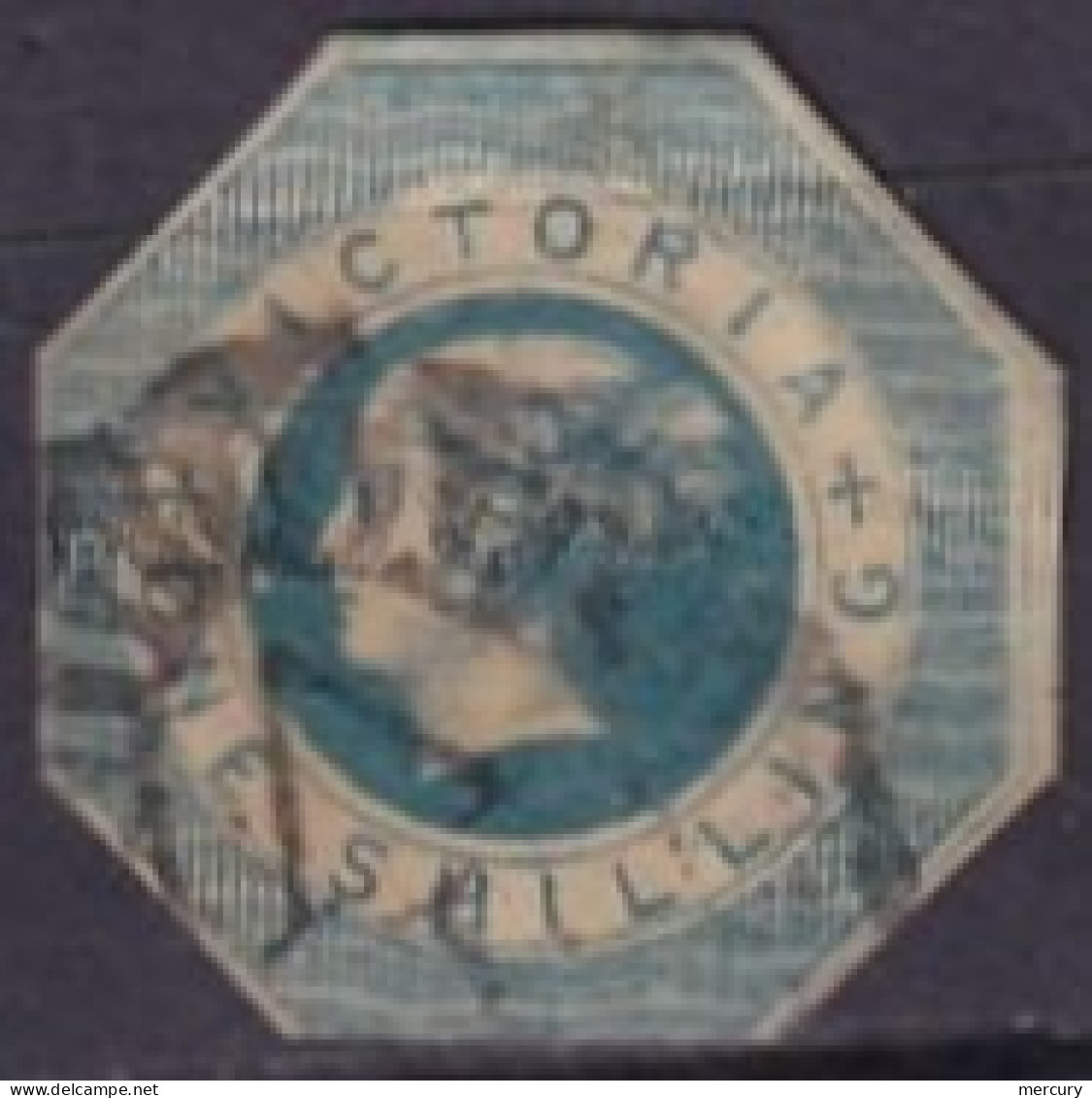 VICTORIA - 1 S. Bleu De 1854/58 - Used Stamps