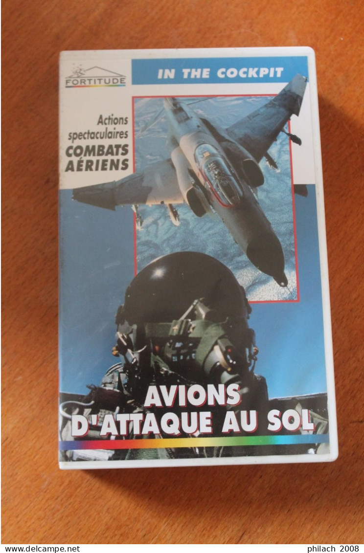 Cassette VHS AVION D ATTAQUE AU SOL - Aviation