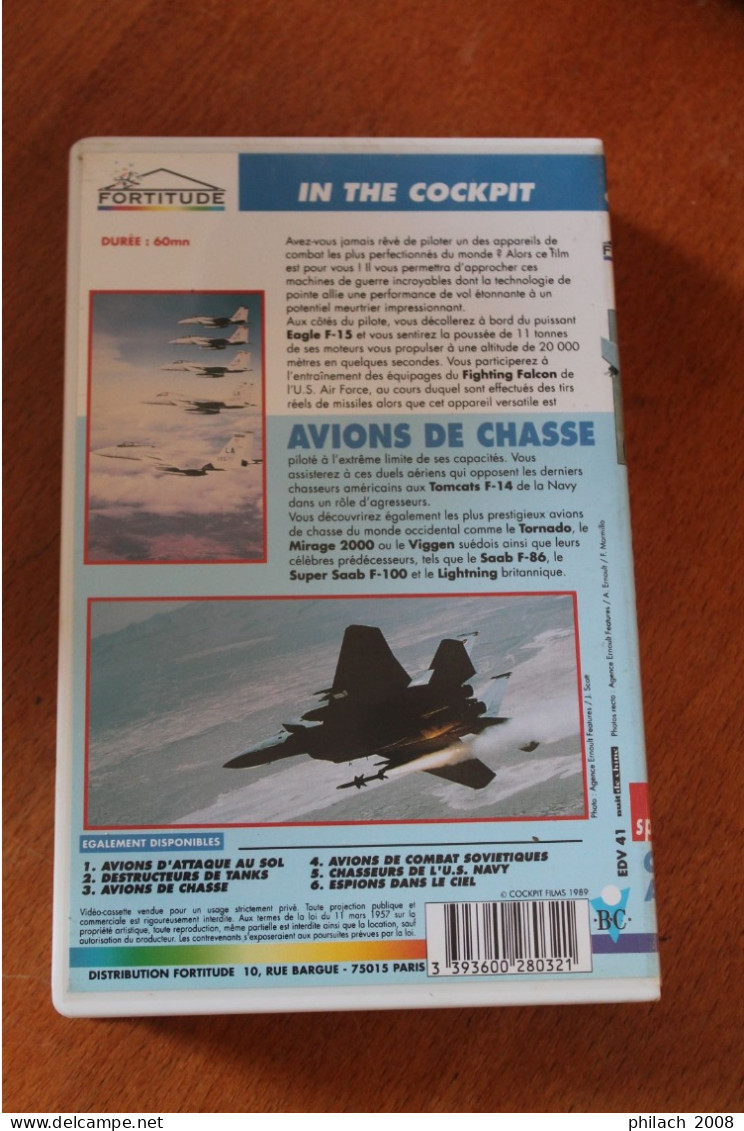 Cassette AVIONS DE CHASSE - Aviation