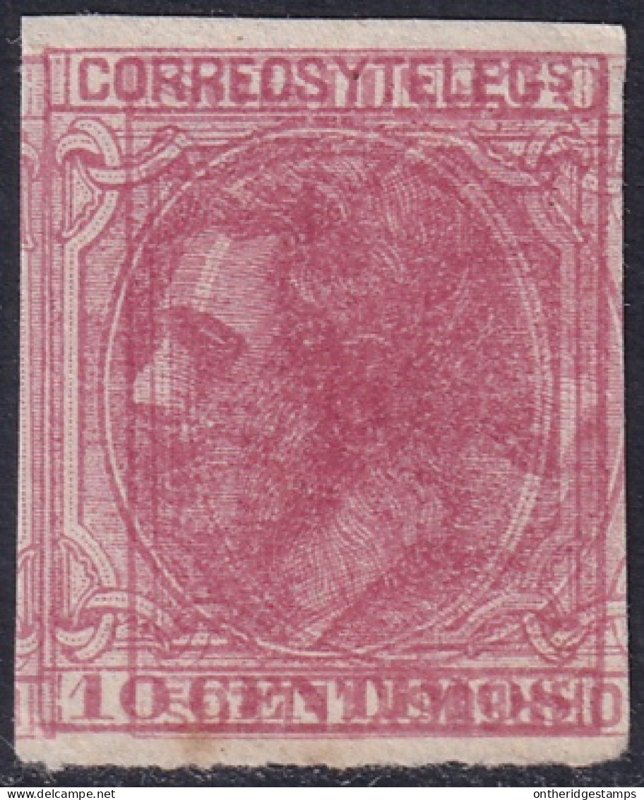 Spain 1879 Sc 244 España Ed 202 MNG(*) Double Inverted Impression (maculatura) - Unused Stamps