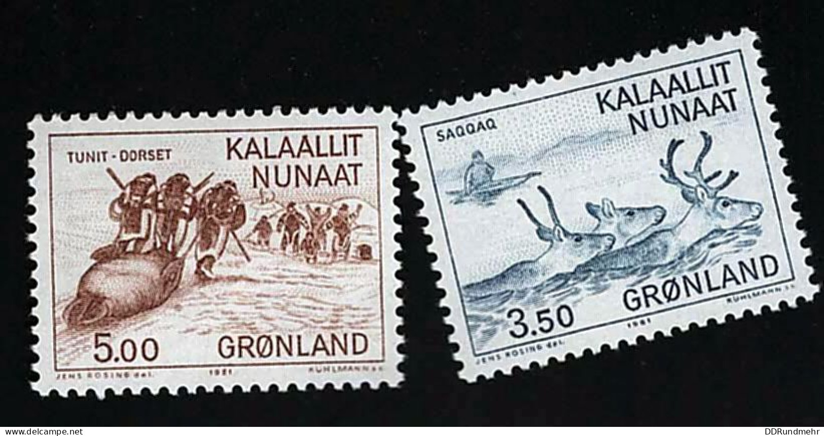 1981 Colonization  Michel GL 131 - 132 Stamp Number GL 146 - 147 Yvert Et Tellier GL 119 - 120 Xx MNH - Nuevos