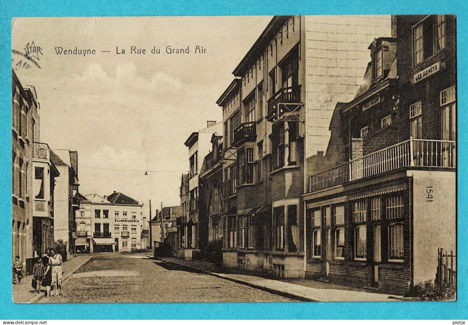 * Wenduine - Wenduyne (Kust - Littoral) * (Star, Nr 1541) La Rue Du Grand Air, Animée, Les Genets, Old, Rare - Wenduine