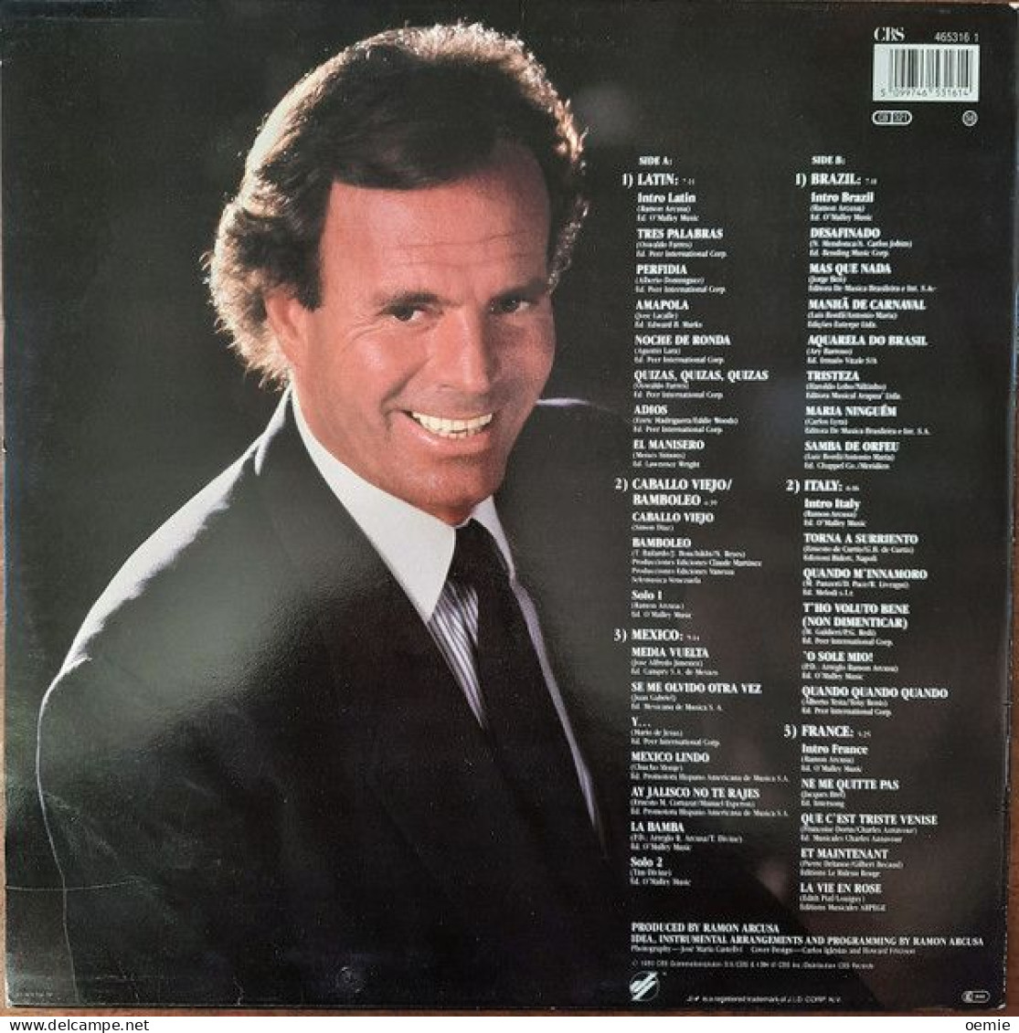 JULIO  IGLESIAS  °°  RAICES - Autres - Musique Espagnole