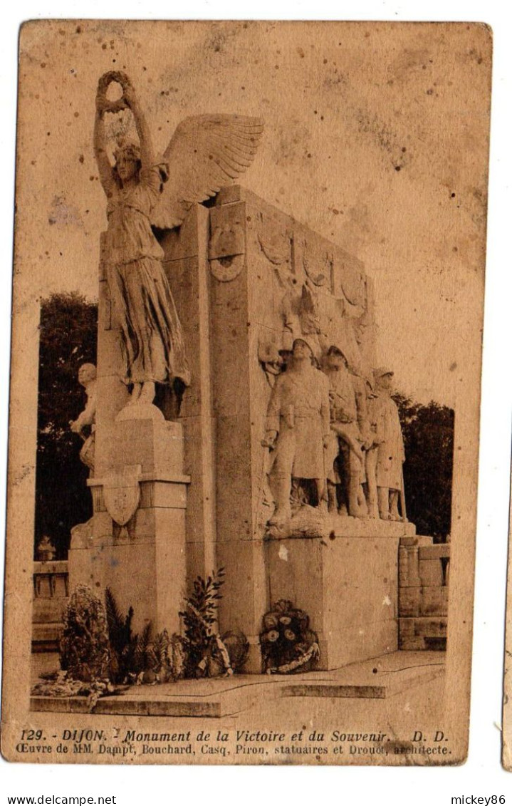 DIJON--Monument De La Victoire Et Du Souvenir - Monuments Aux Morts