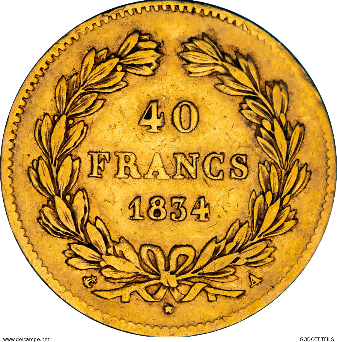 Restauration - 40 Francs Louis-Philippe 1834 Paris - 40 Francs (goud)