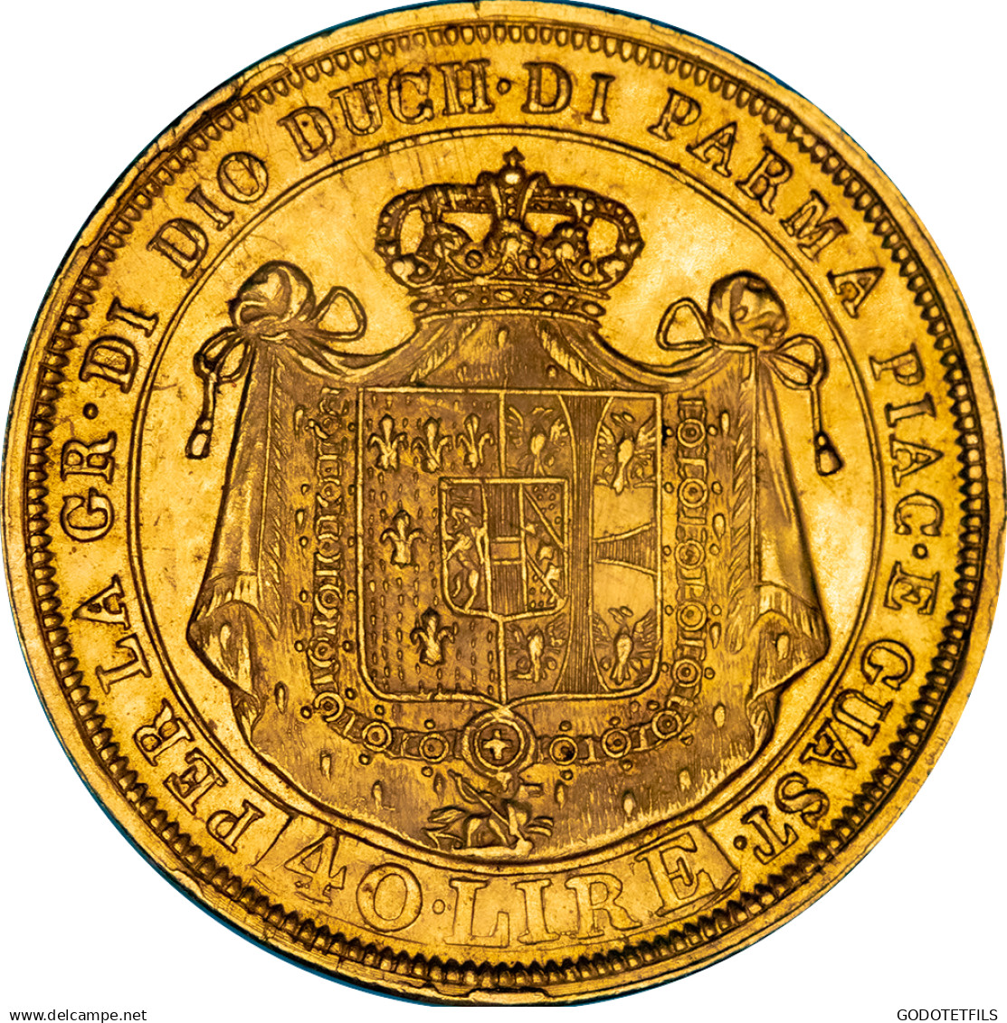 Italie - Duché De Parme - 40 Lire Maria Luigia 1815 - Verzamelingen