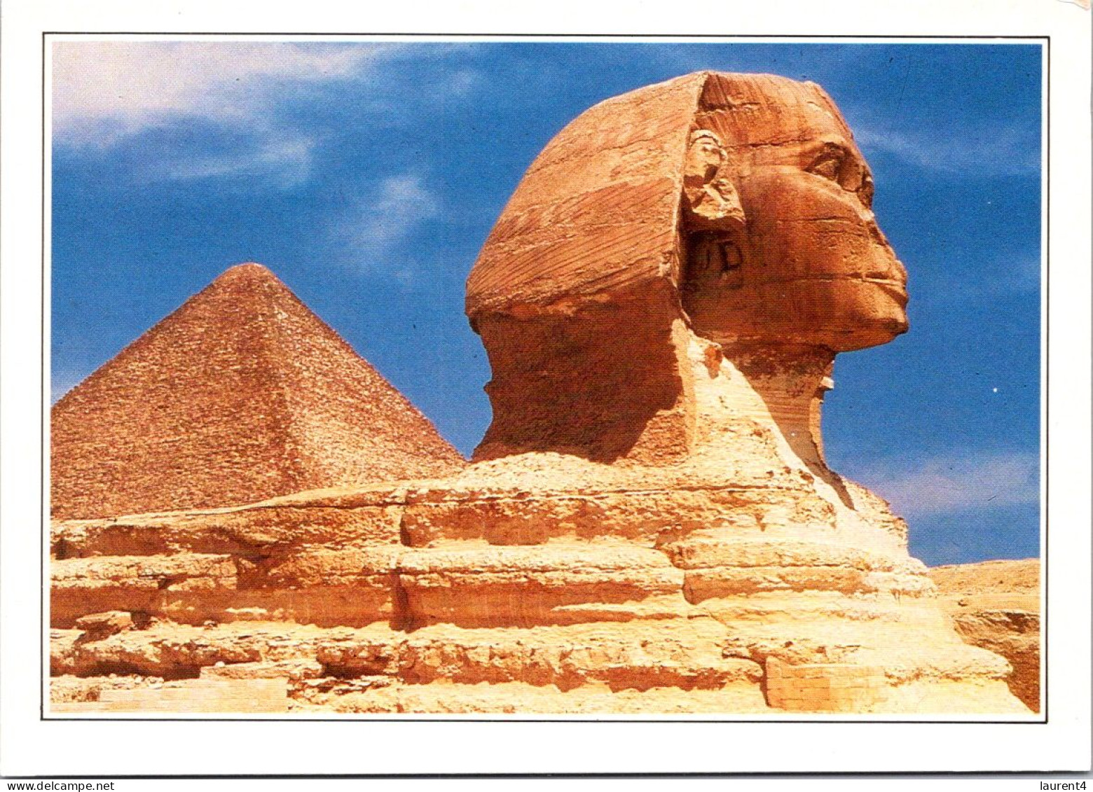 24-8-2023 (3 T 10) UNESCO - Egypt - Sphinx & Pyramid - Sfinge