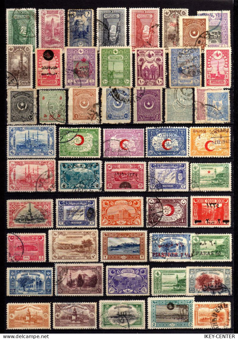 B479-INTERESTING LOT Of USED STAMPS From TURKEY.LOTE De Sellos USADOS De TURQUIA.Lot TIMBRES UTILISÉS De TURQUIE - Collezioni & Lotti