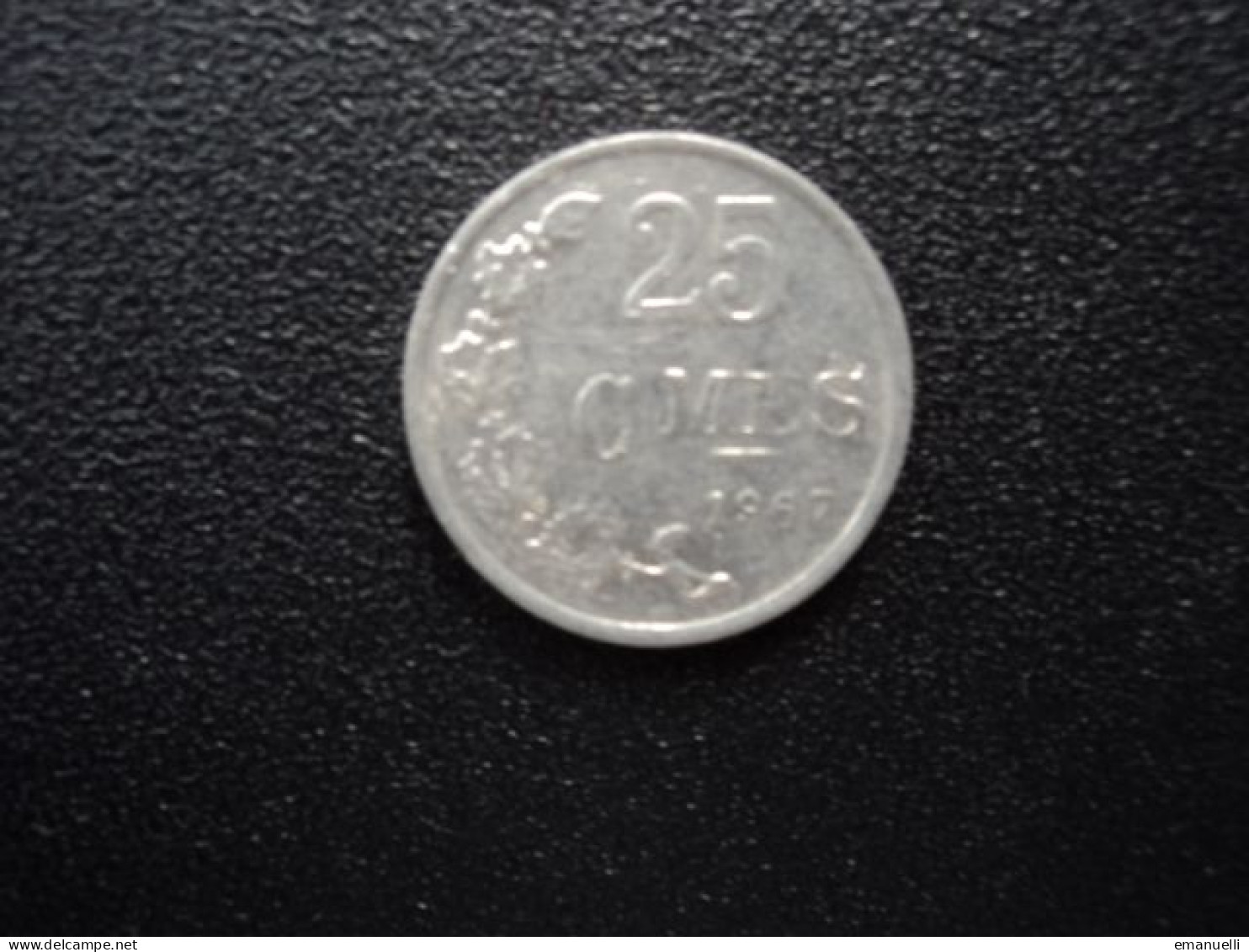 LUXEMBOURG : 25 CENTIMES  1967  KM 45a1      SUP - Luxembourg