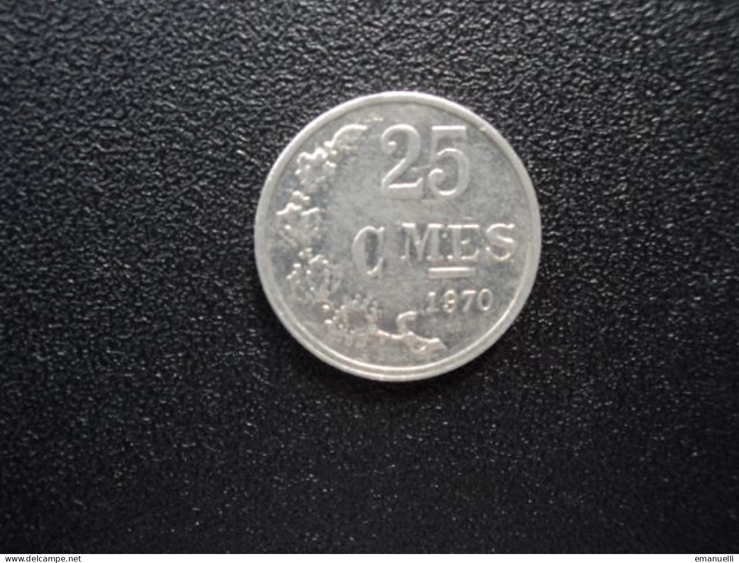 LUXEMBOURG : 25 CENTIMES  1970   KM 45a1      SUP+ - Luxembourg