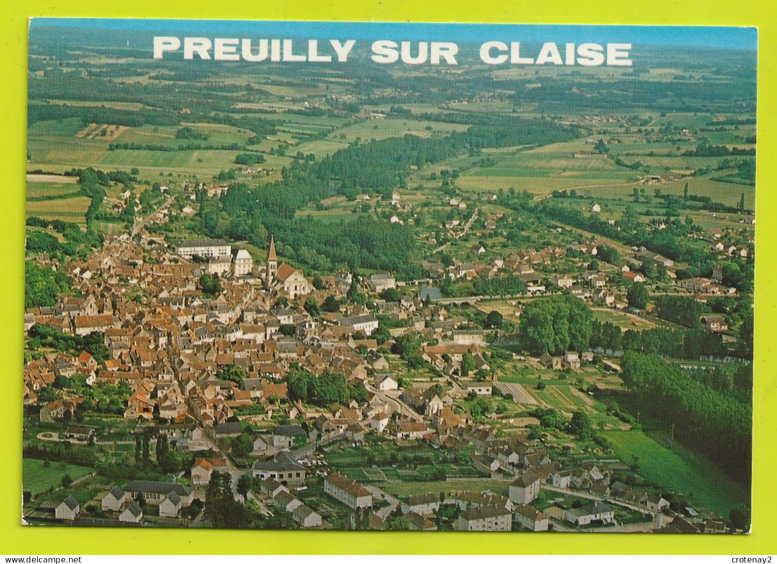37 PREUILLY SUR CLAISE Vers Le Grand Pressigny N°204 Vue Générale VOIR DOS - Le Grand-Pressigny