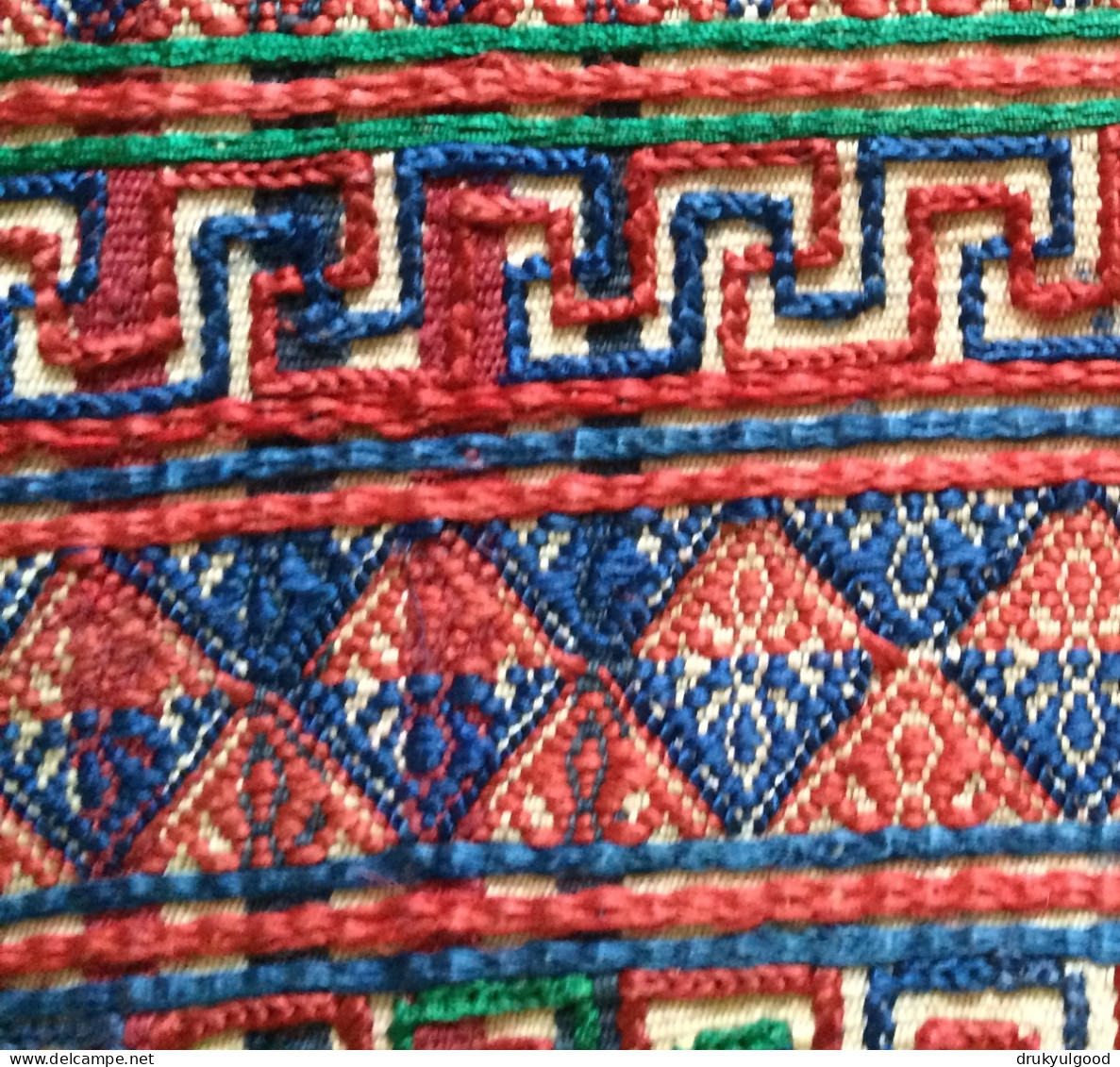 BHUTAN Hand Woven Kira Women's Attire Antique Pre 1920 - Rugs, Carpets & Tapestry