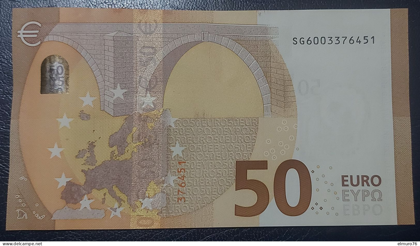 50 EURO S050F4 Italy NEW Serie SG Ch 00 Lagarde Perfect UNC - 50 Euro