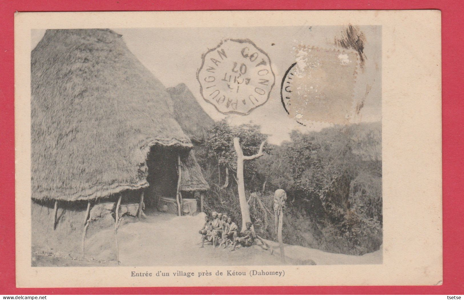Benin / Dahomey - Entrée D'un Village Près De Kétou - 1907( Voir Verso ) - Benin