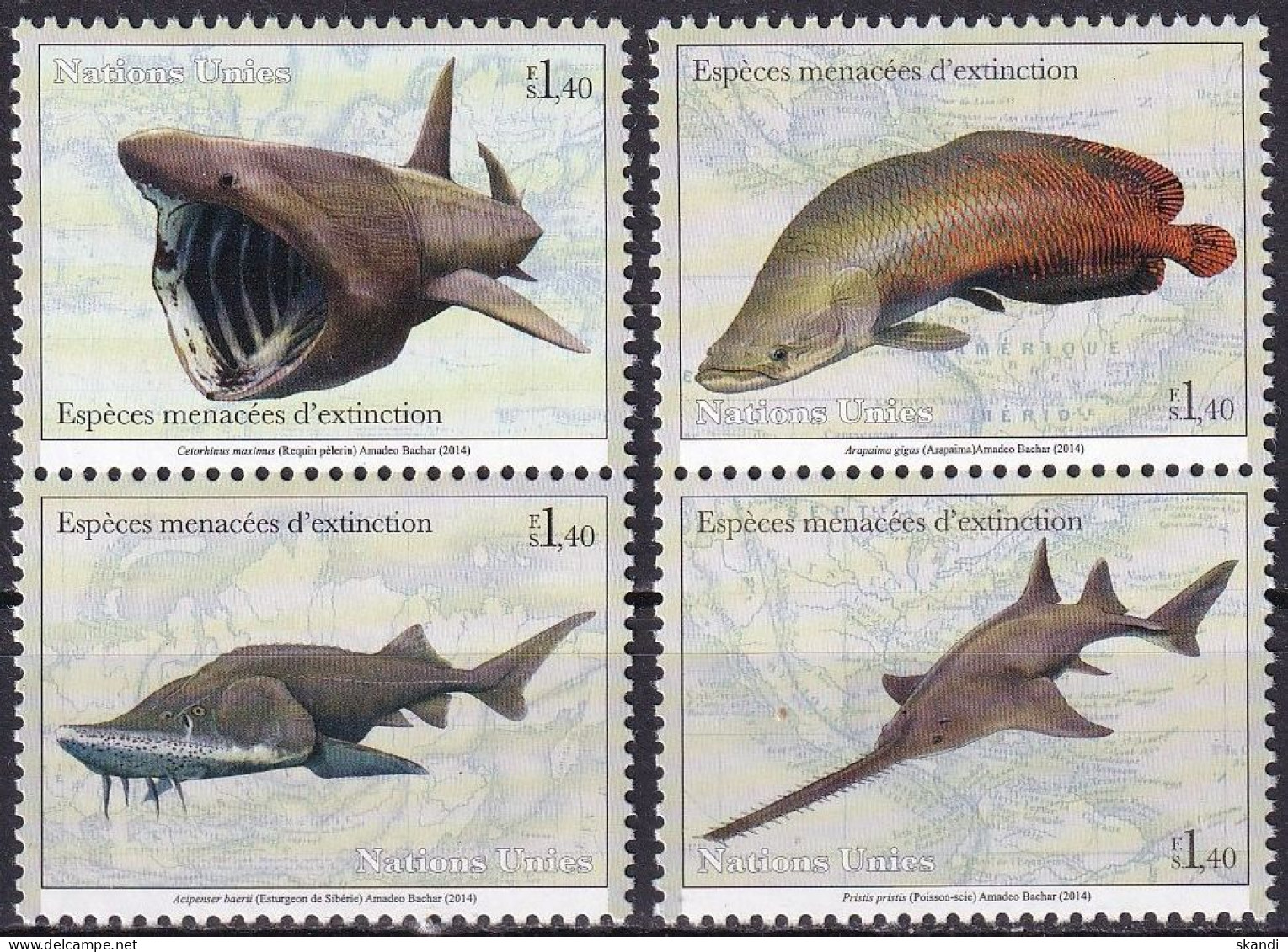 UNO GENF 2014 Mi-Nr. 884/87 ** MNH - Nuovi