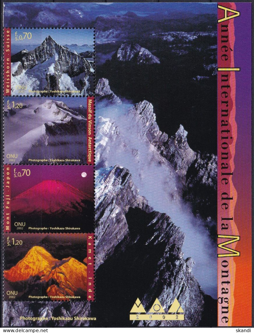 UNO GENF 2002 Mi-Nr. 440/43 ** MNH - Neufs