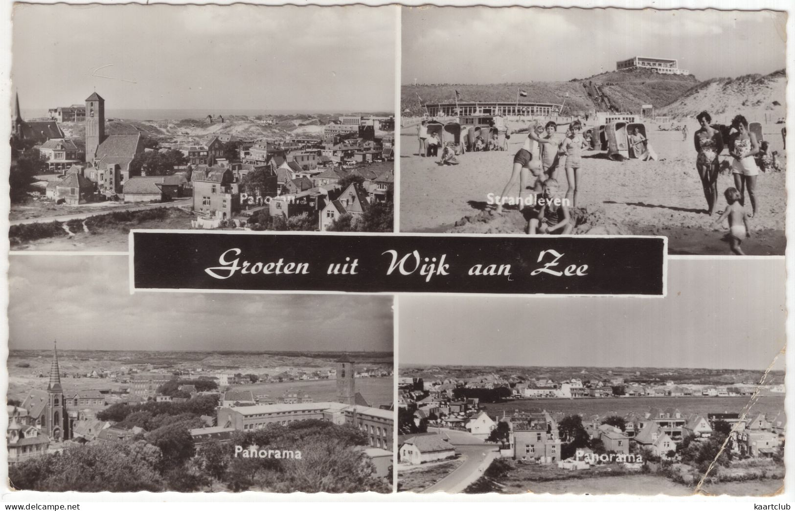 Groeten Uit Wijk Aan Zee - 3x Panorama, Strandleven - (Nederland/Holland) - 1963 - Wijk Aan Zee