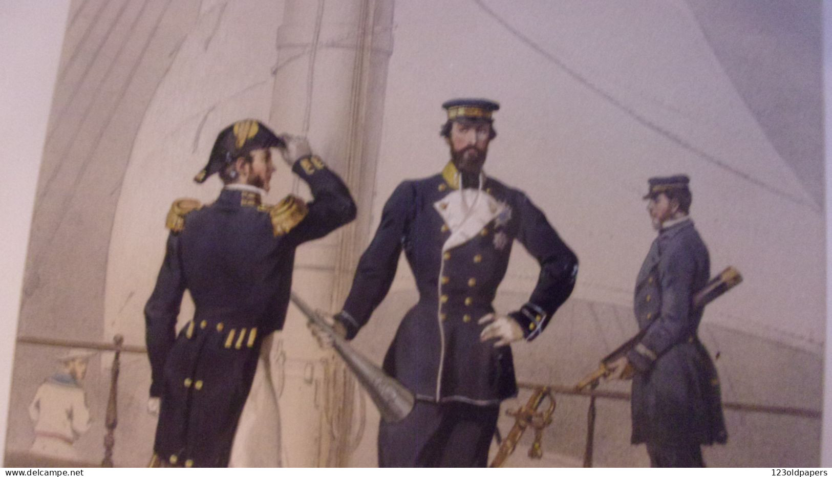 1861 Fritz von Dardel Uniformes Svenska och Norska Arméerna samt flottorna i deras nuvarande uniformering  6 GRAVURES CO
