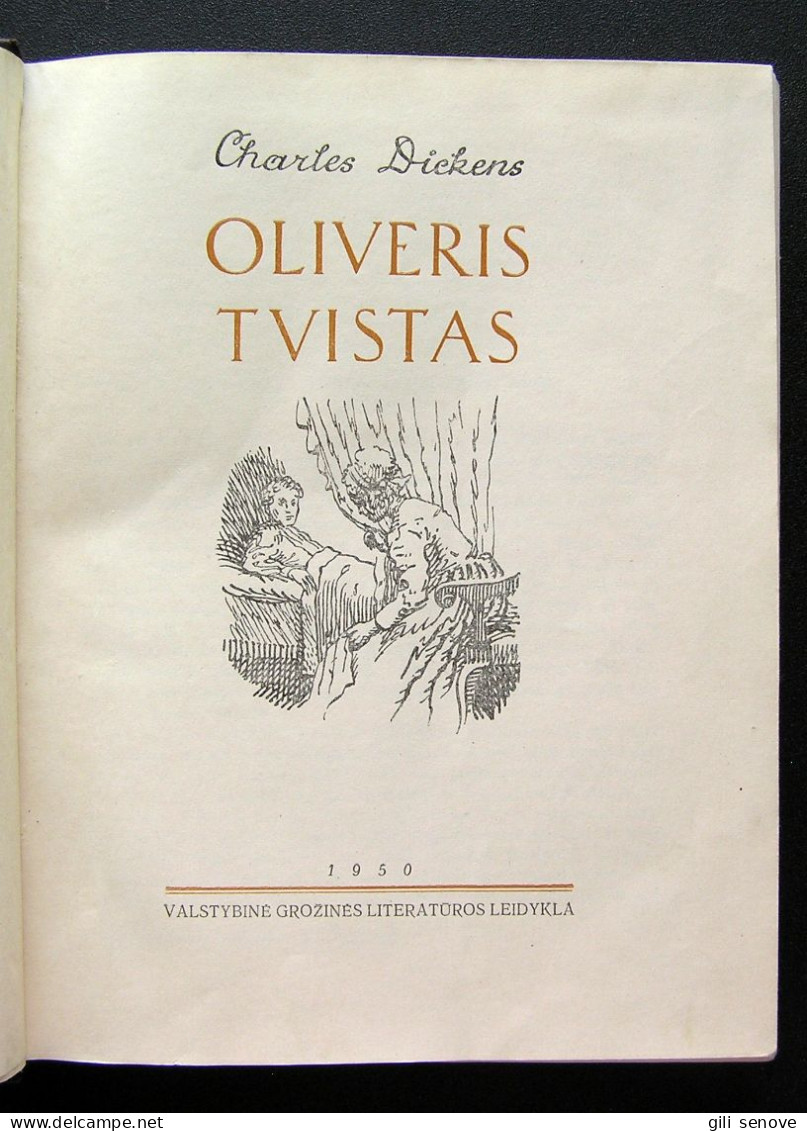 Lithuanian Book / Oliveris Tvistas Charles Dickens 1950 - Romans