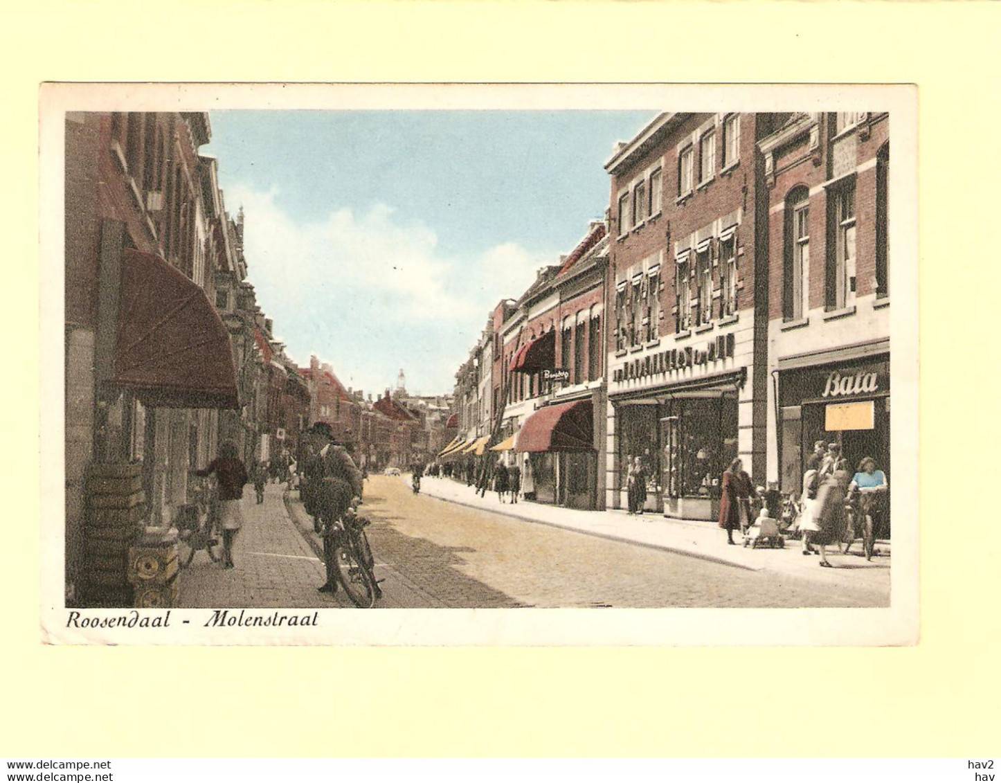 Roosendaal Molenstraat 1951 RY32556 - Roosendaal