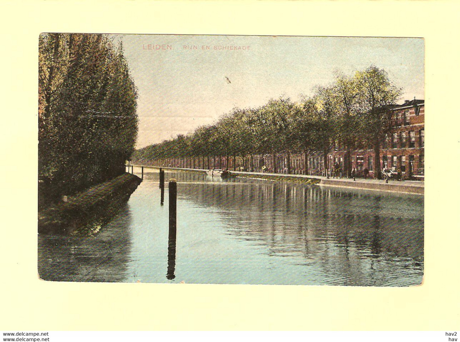 Leiden Rijn- En Schiekade 1907 RY32485 - Leiden