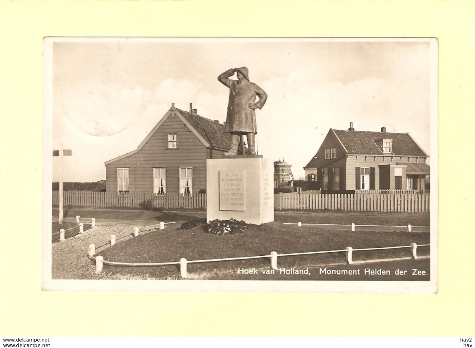 Hoek Van Holland Monument Helden Zee 1932 RY32391 - Hoek Van Holland