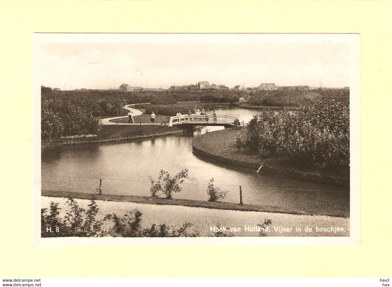 Hoek Van Holland Vijver In Boschjes 1935 RY32390 - Hoek Van Holland