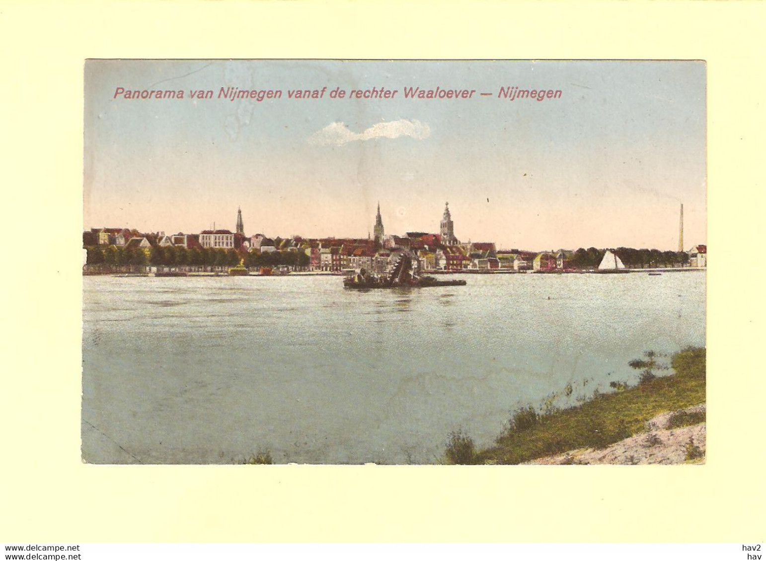 Nijmegen Waaloever Baggermolen 1927 RY32383 - Nijmegen