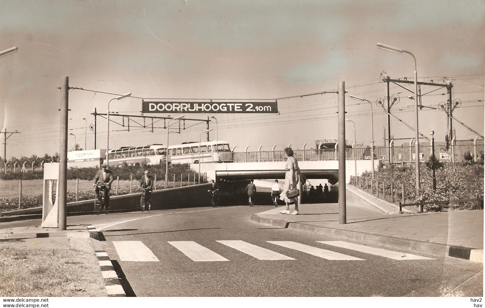 Den Helder Trein Viaduct Originele Foto Prentbriefkaart KE2885 - Den Helder