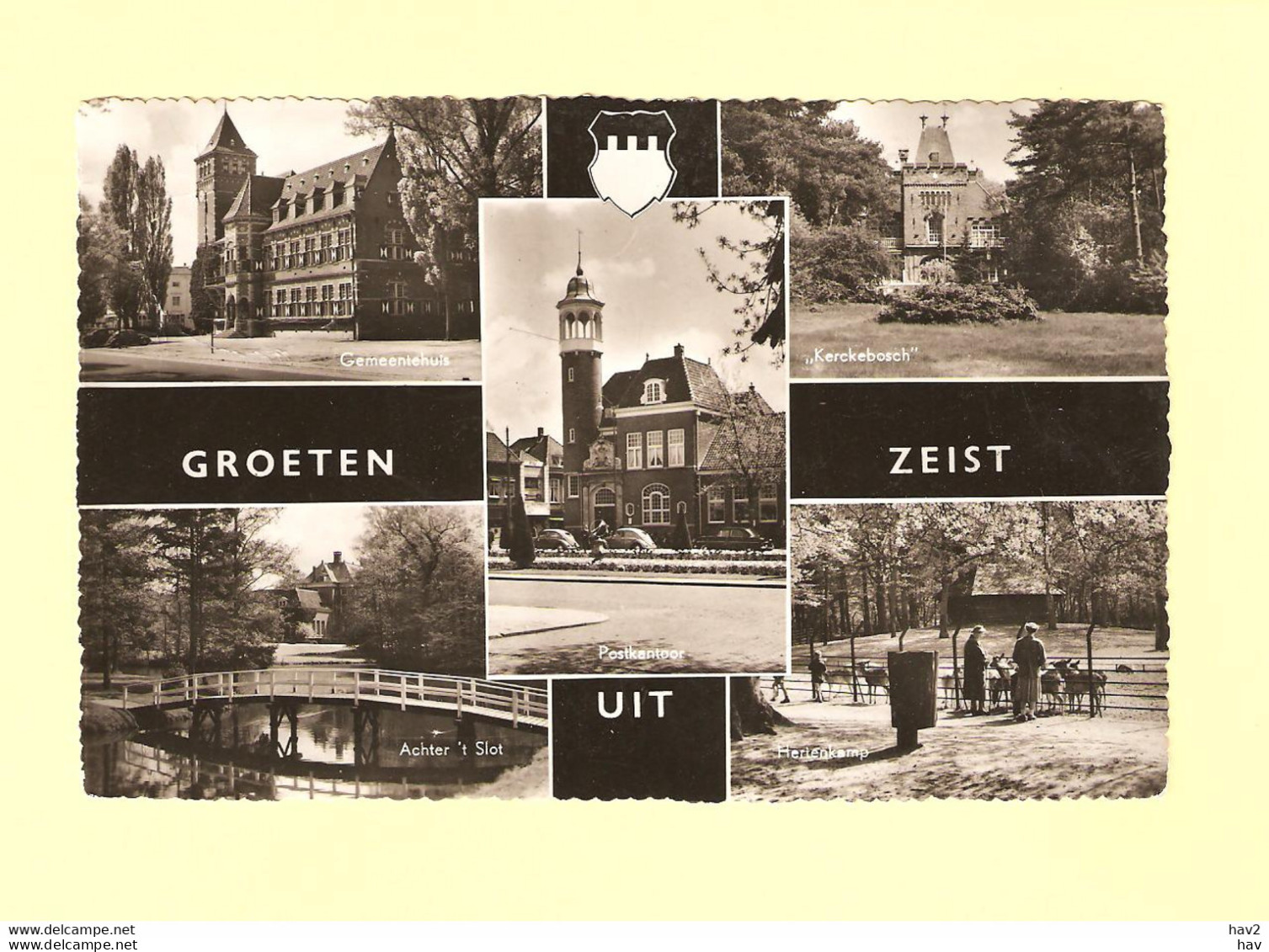 Zeist 5-luik Met Postkantoor RY31886 - Zeist