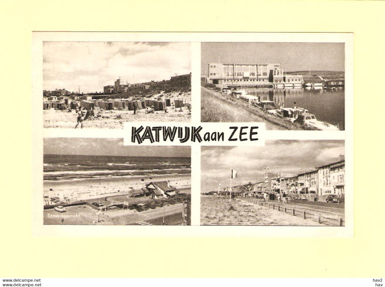 Katwijk Aan Zee 4-luik 1958 RY31826 - Katwijk (aan Zee)