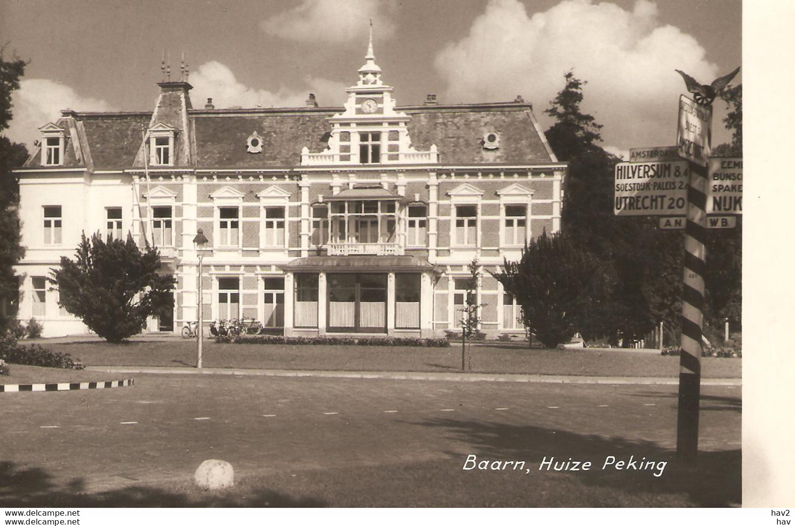 Baarn Huize Peking Foto Voor Prentbriefkaart KE3582 - Baarn