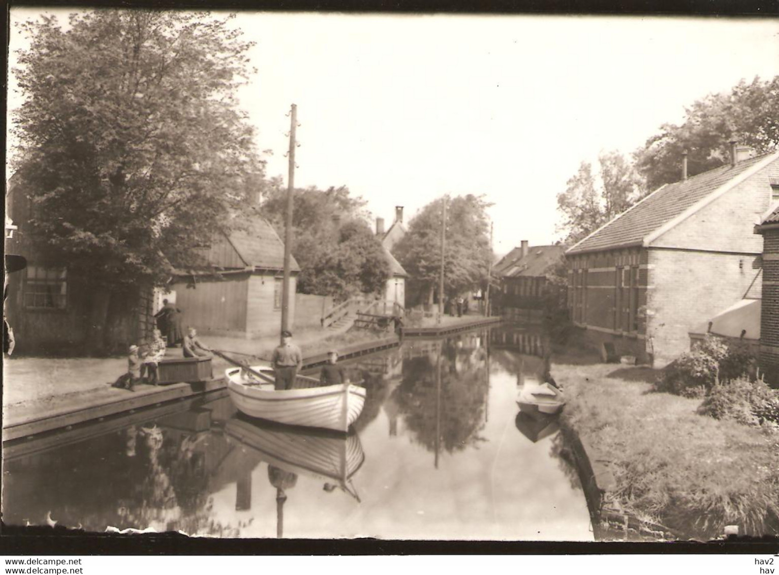 Zaandijk Repro-foto Nieuwe Vaart 1920 KE3538 - Zaanstreek