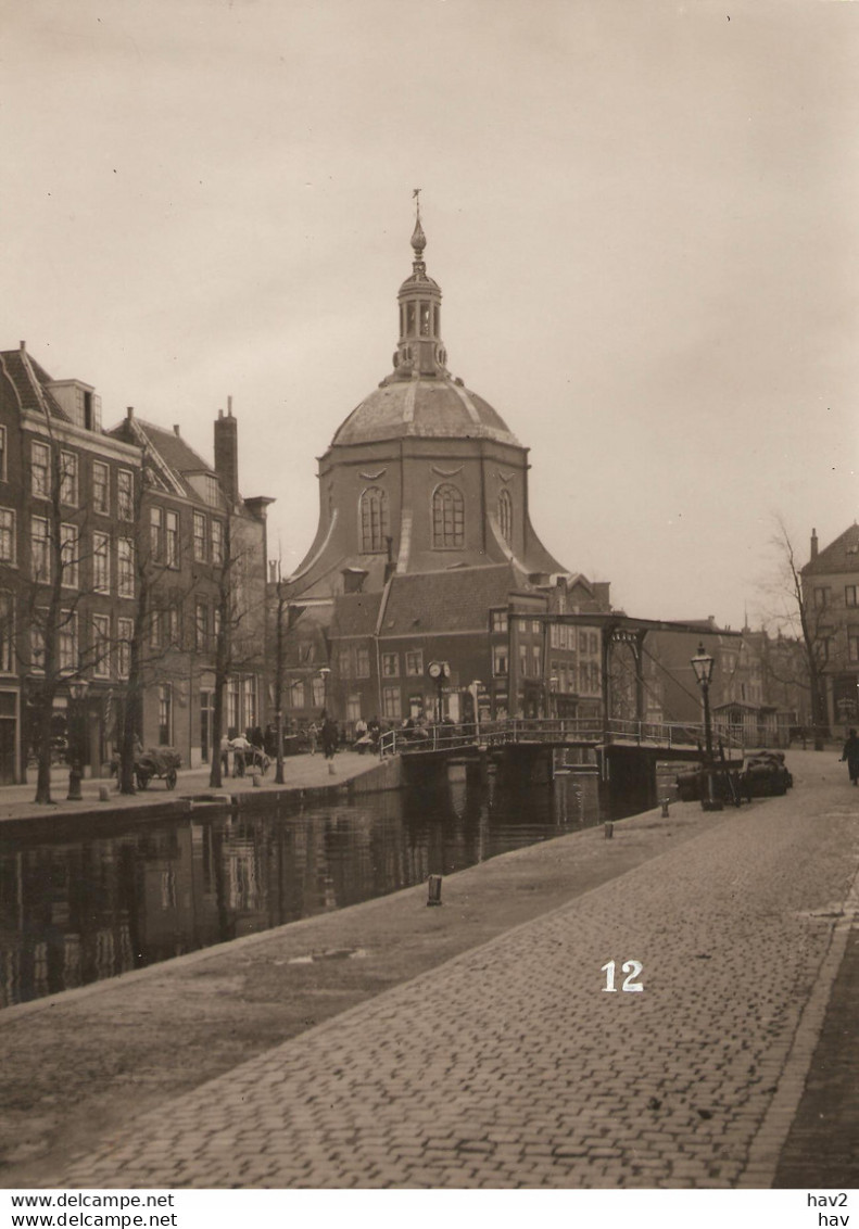 Leiden Persfoto Kerk Toren Gracht 1931 KE3452 - Leiden