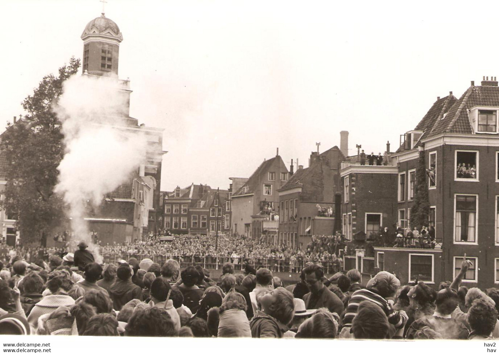 Leiden Ontzet Japans Vuurwerk Persfoto1961 KE3253 - Leiden