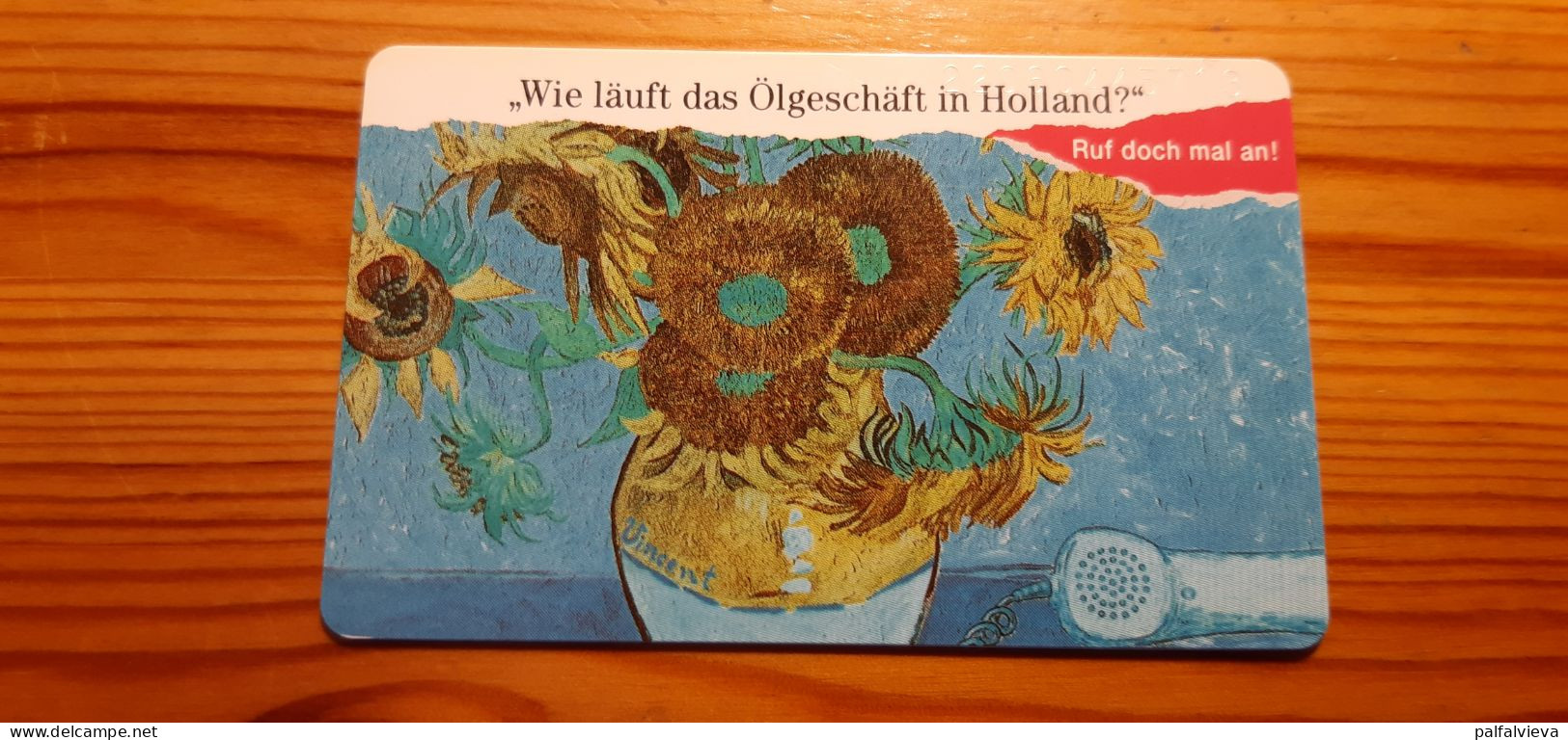 Phonecard Germany A 37 C 11.91. 2. Aufl. Painting, Van Gogh 40.000 Ex - A + AD-Reeks :  Advertenties Van D. Telekom AG