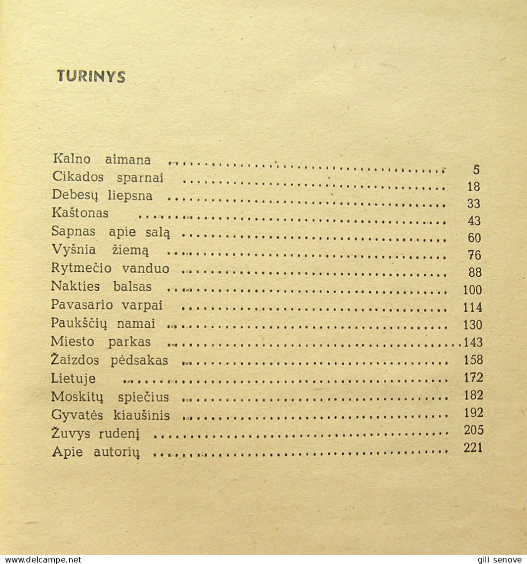 Lithuanian Book / Kalno Aimana 1976 - Novels