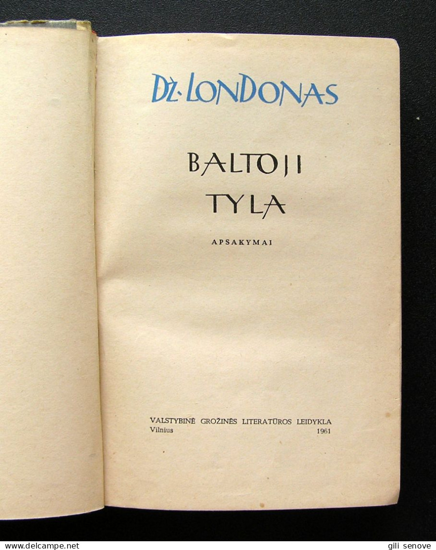 Lithuanian Book / Baltoji Tyla 1961 - Romans