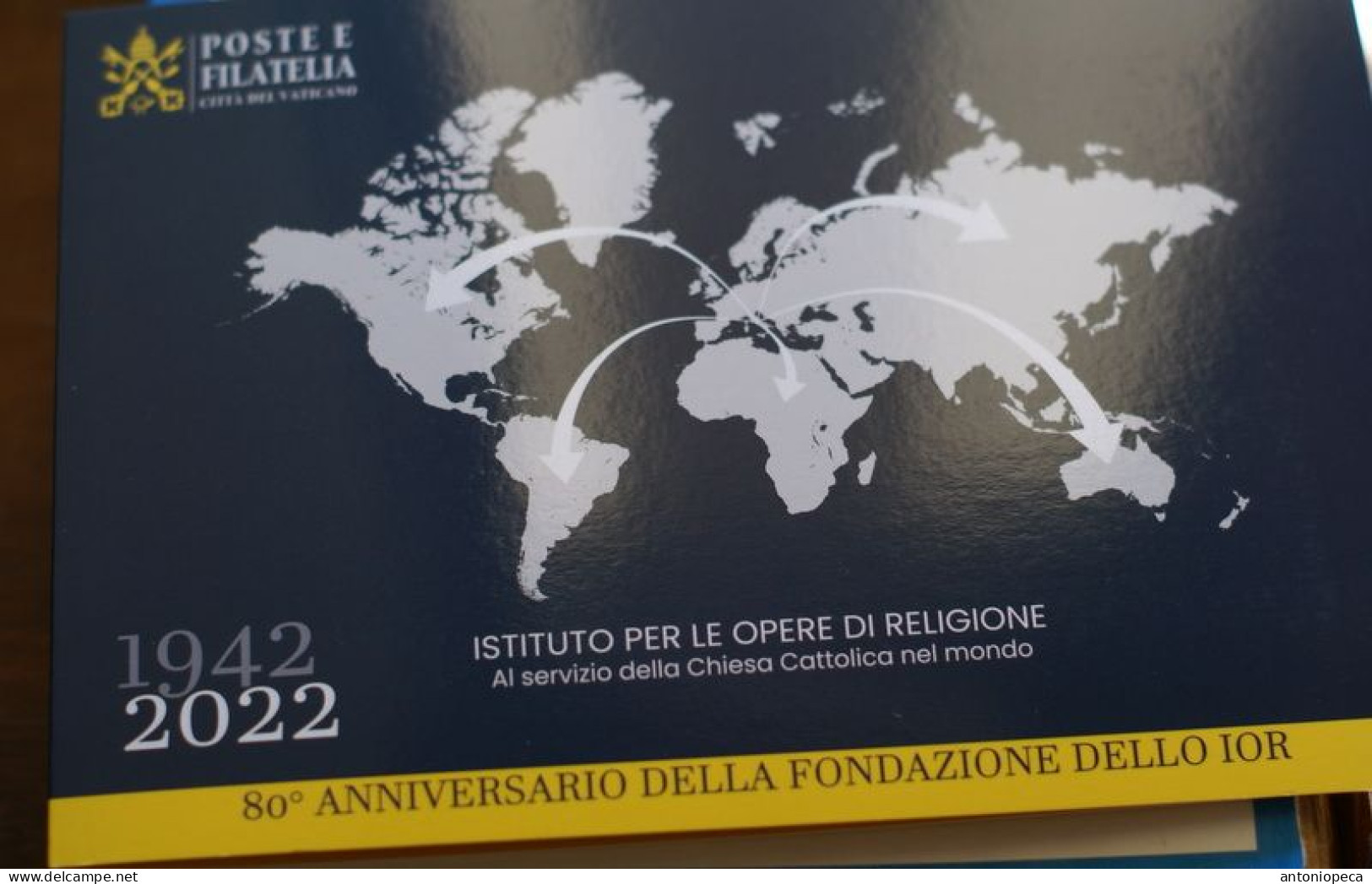 VATICAN 2023 , ANNIVERSARIO FONDAZIONE DELLO IOR, FOLDER - Cartas & Documentos