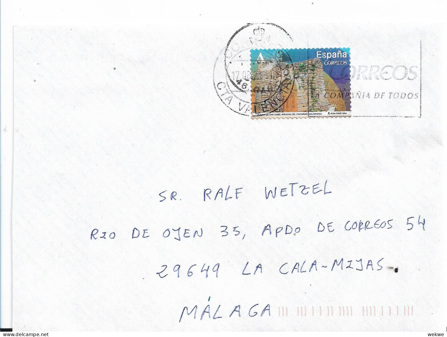 SPANIEN 387 / SALAMANCA - Burgtor  2023 - Briefe U. Dokumente