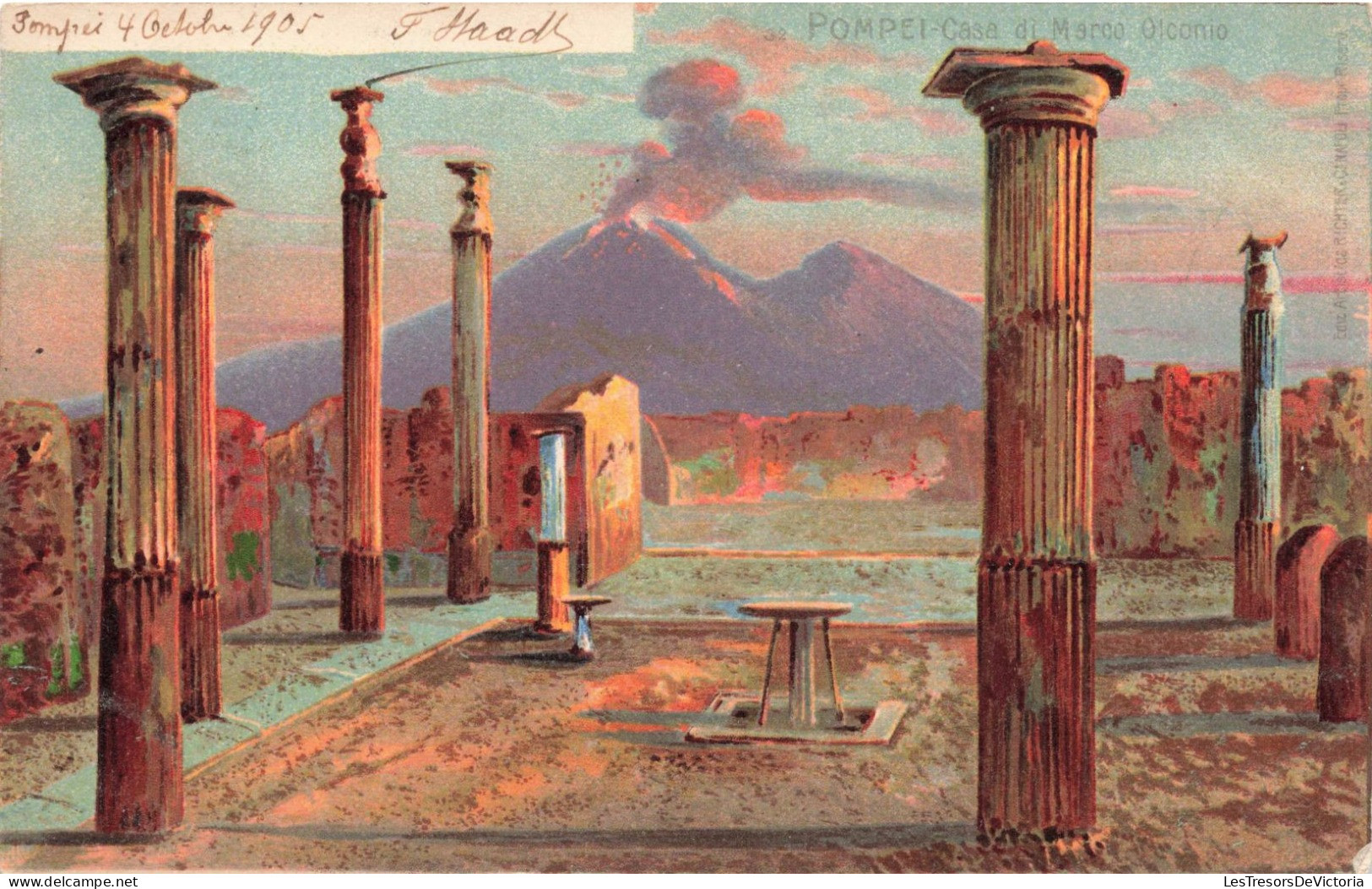 ITALIE - Pompei - Casa Di Marco Olconio - Carte Postale Ancienne - Napoli (Neapel)