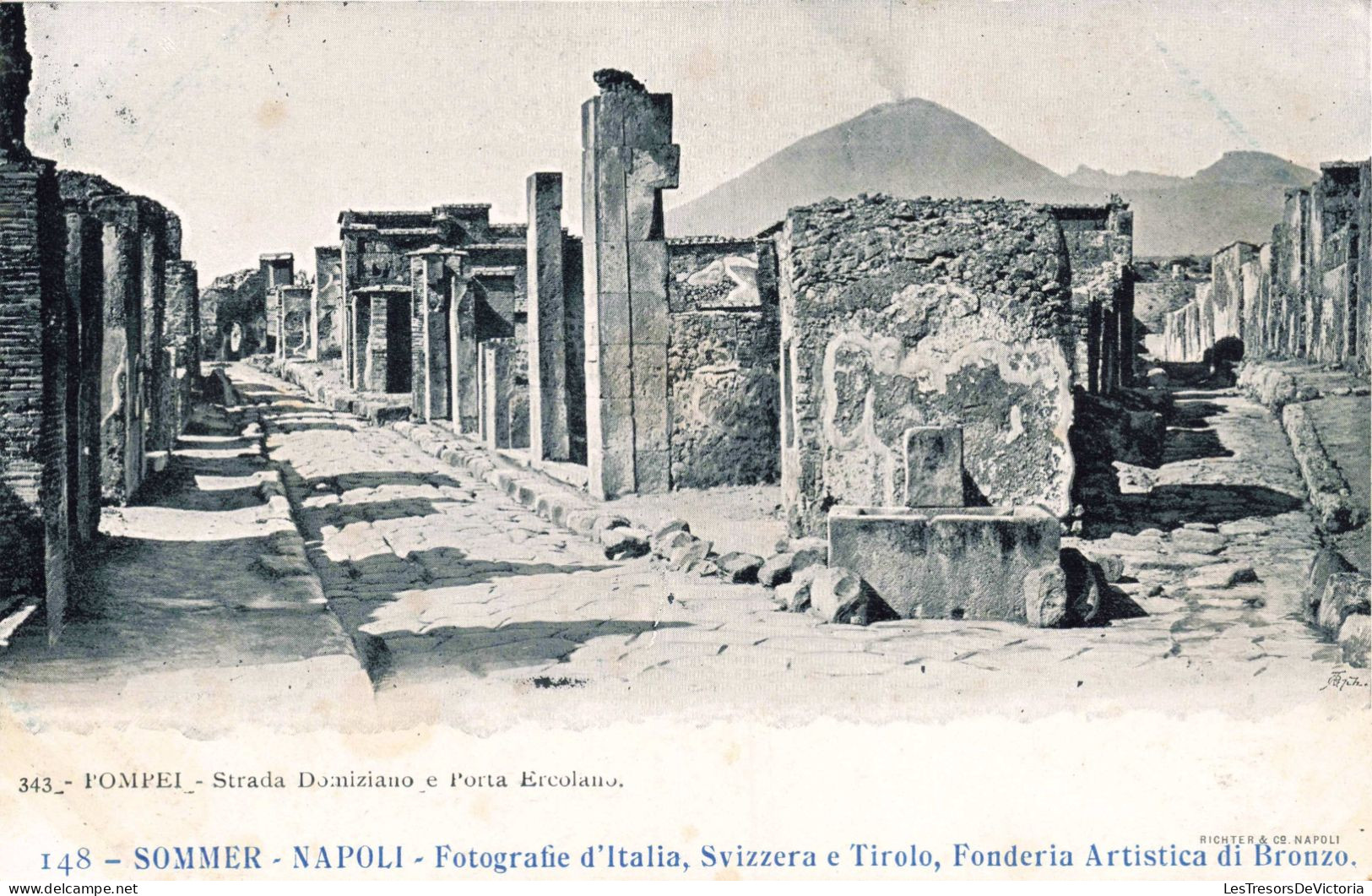 ITALIE - Sommer - Napoli - Fotogratie D'Italia, Svizzera E Tirolo, Fonderia Artistica Di Bronzo - Carte Postale Ancienne - Napoli (Naples)